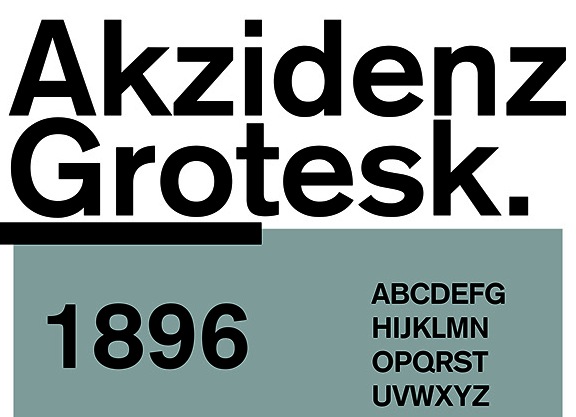 Berthold Akzidenz Grotesk Bold Font Free Download